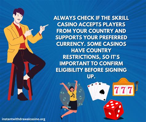 instant withdrawal casino with skrill